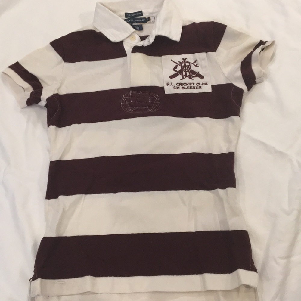 Ralph Lauren Womens Skinny Polo Size small